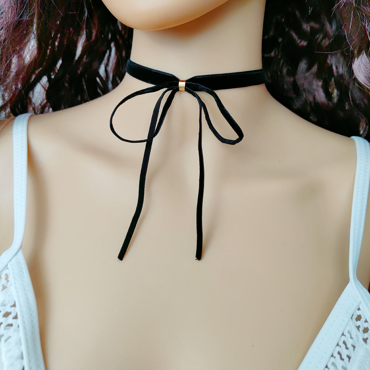 romantic   large rose flower necklaces a wide