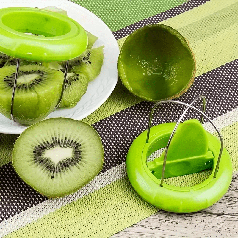 1pc   kiwi fruit slicer manual cutter peeler abs
