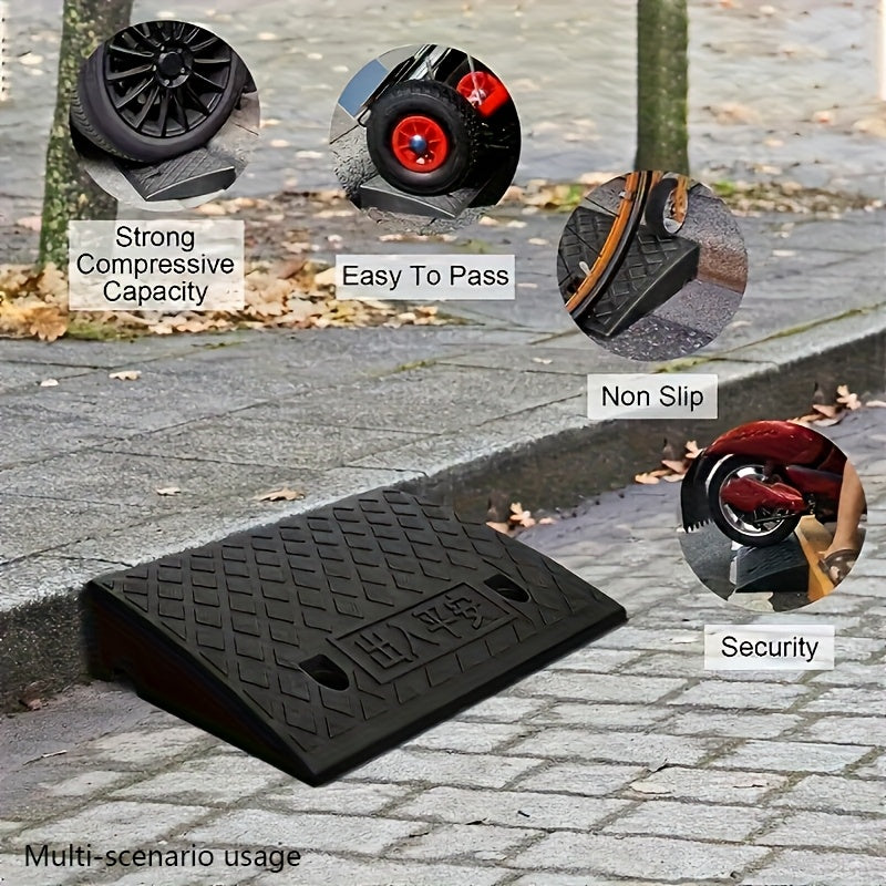 2pcs car sidewalk ramp portable   ramp suitable