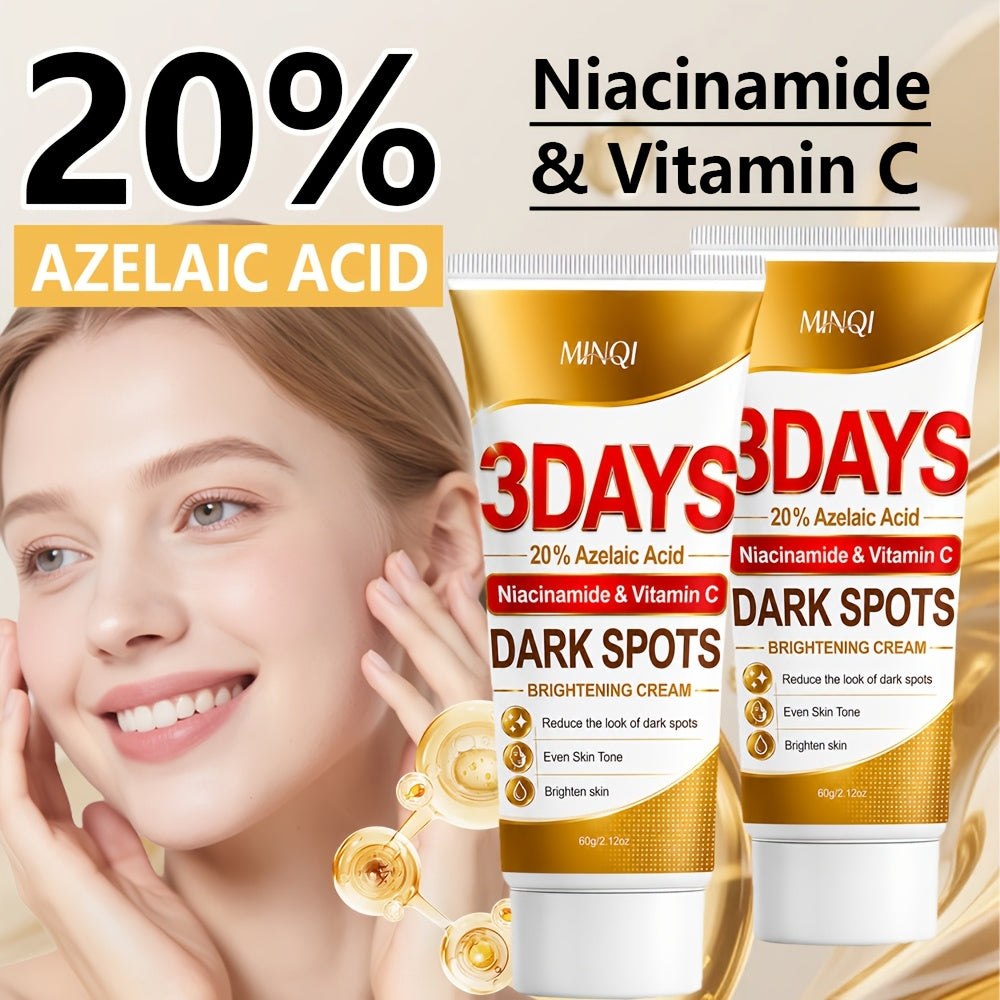 2pcs 3 day pore dark spot brightening cream cooling de