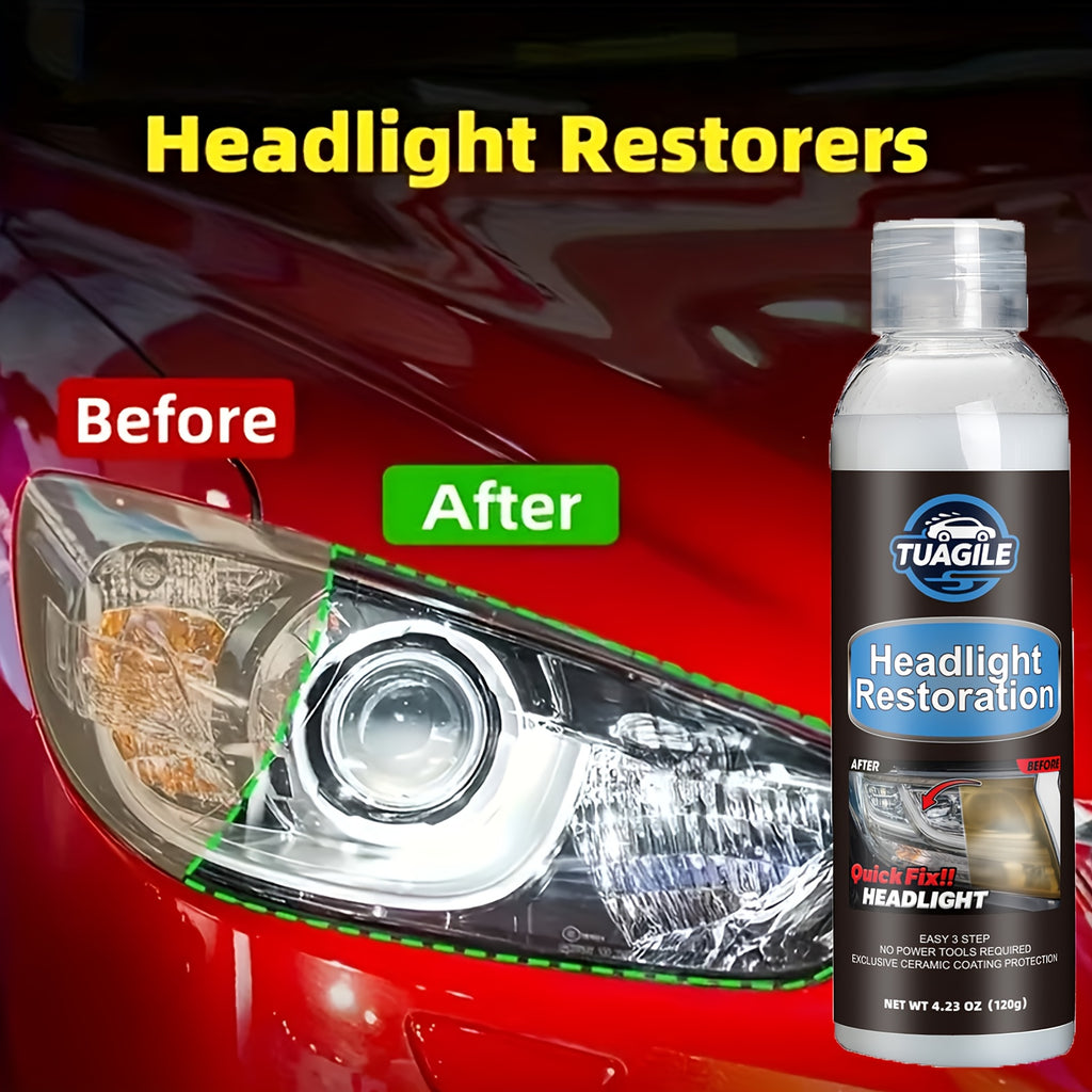 headlights   quickly yellowed