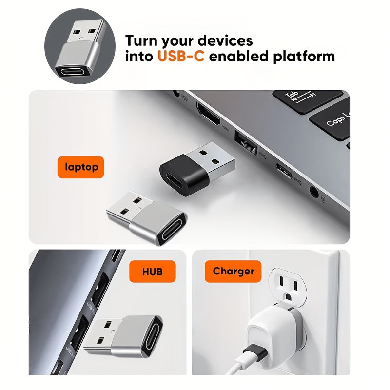 10pcs usb adapter set type c usb a otg converter usb type c