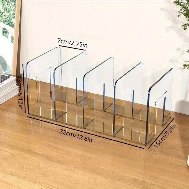 space saving acrylic handbag organizer 4 wallet dividers