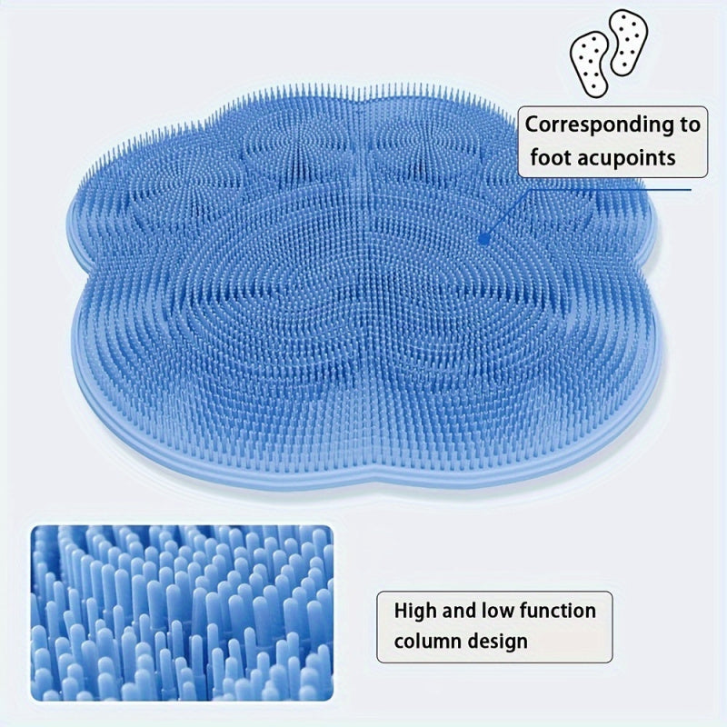 1pc bath massage mat   washer back scrubber shower