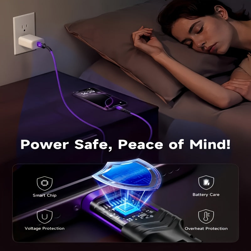 hot new product usb c nylon braid fast charging cable