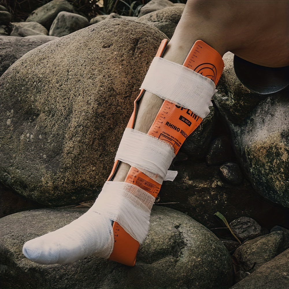 rescue first aid splint orange gray 4pcs size 36 x 4 3