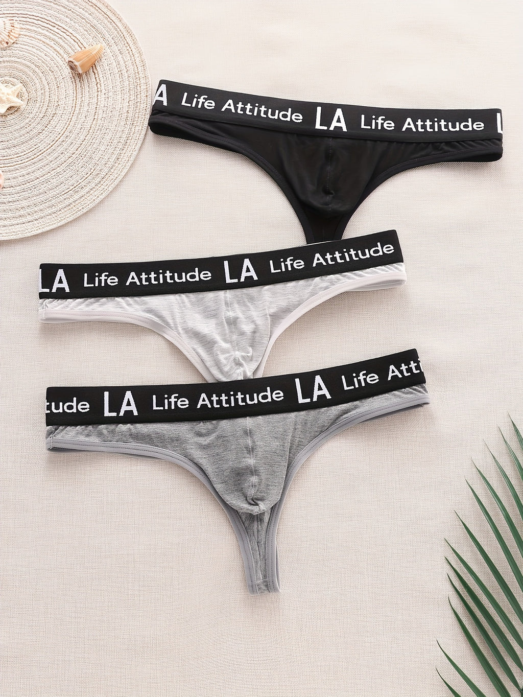 set     stylish breathable low   underwear in
