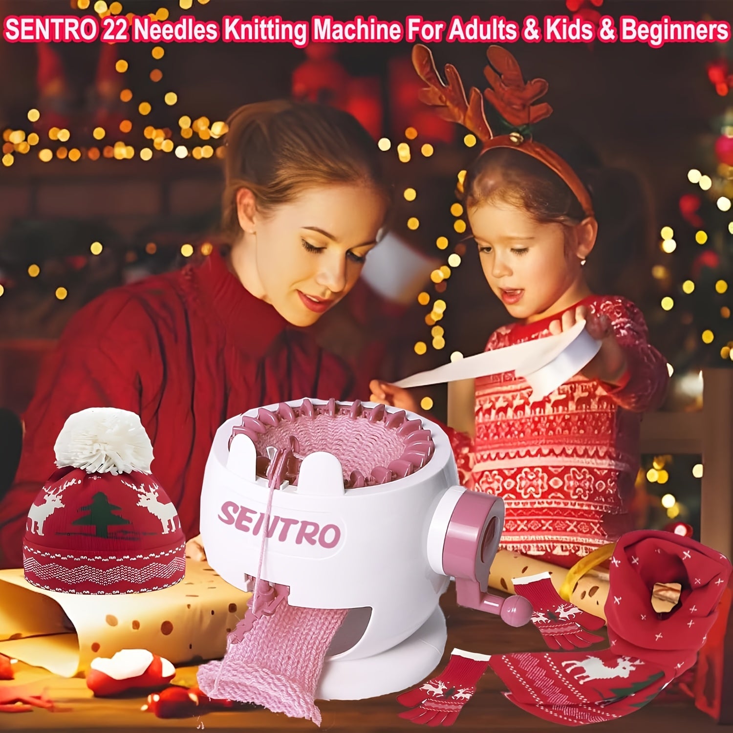 22 knitting machine   22 needles knitting