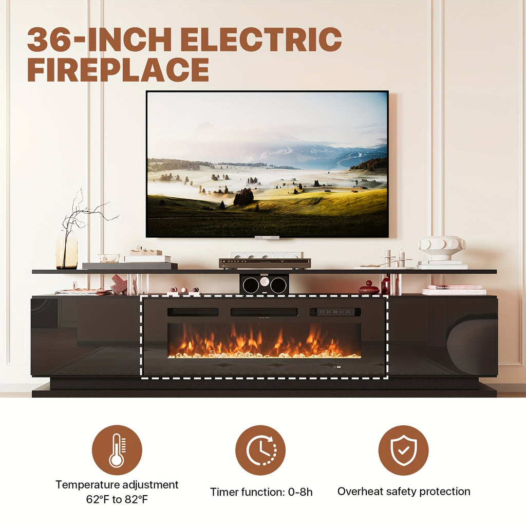 fireplace tv stand 36 fireplace modern high gloss fireplace
