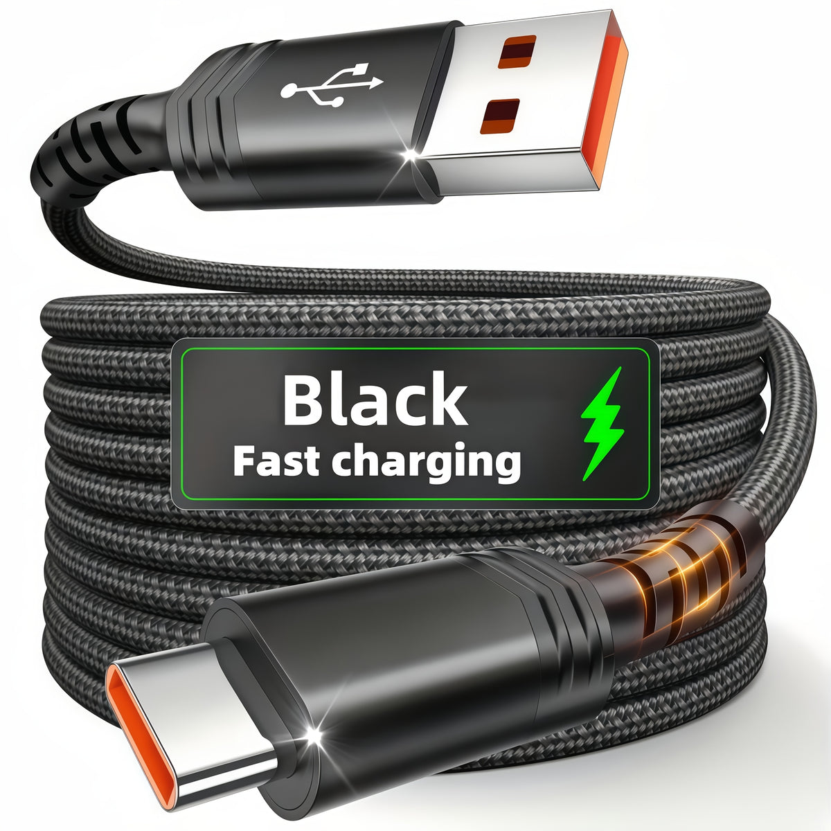 hot new product usb c nylon braid fast charging cable
