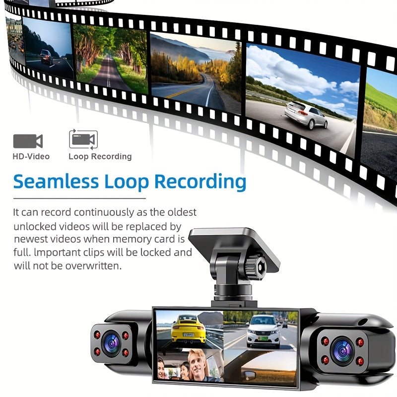 axh 360 panoramic 3 4 lens channel 1080p hd   safety