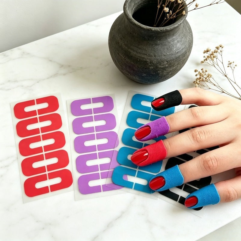 40pc u shaped nail protective film used nail printing