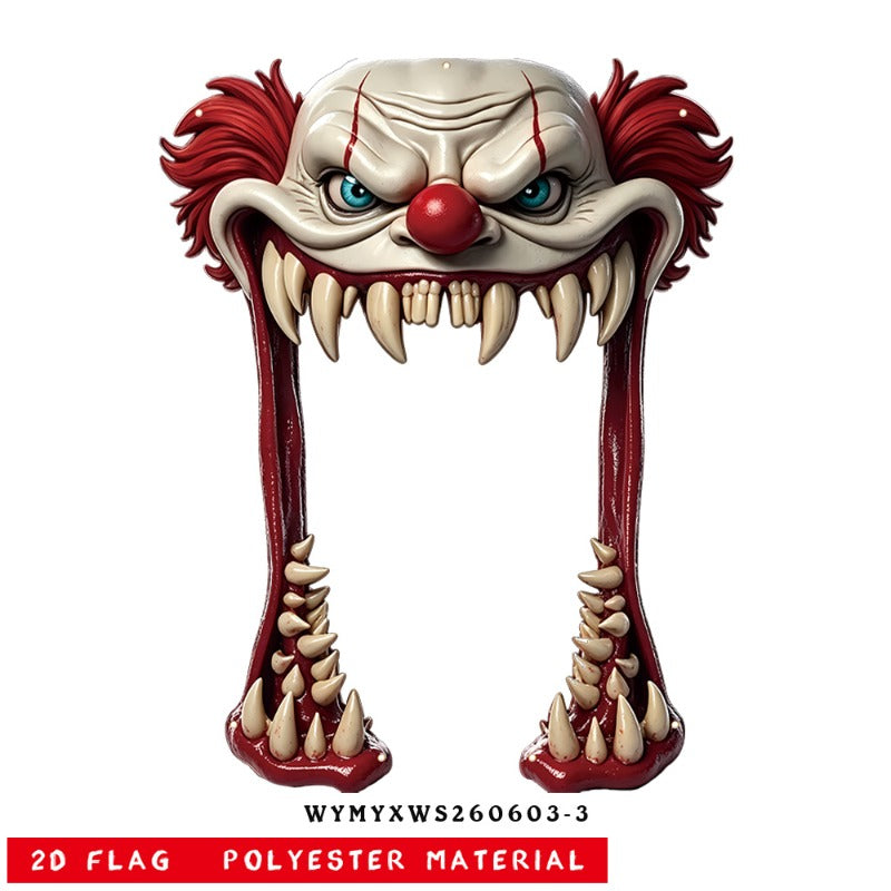 2d flat 1pc   suitable halloween decoration