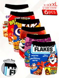 6pcs set mens novelty extended boxing underwear breathable