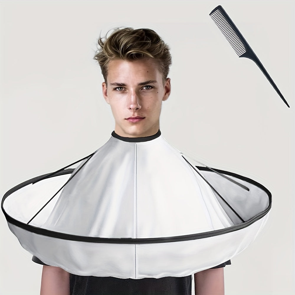 haircut cape comb foldable barber apron salon home use ideal