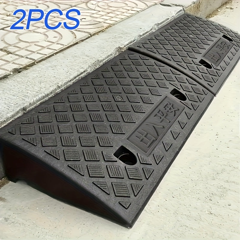 2pcs car sidewalk ramp portable   ramp suitable