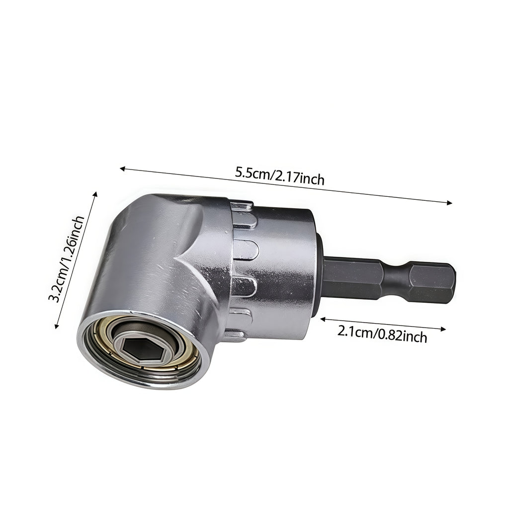 right angle drill bit quick change screwdriver adapter