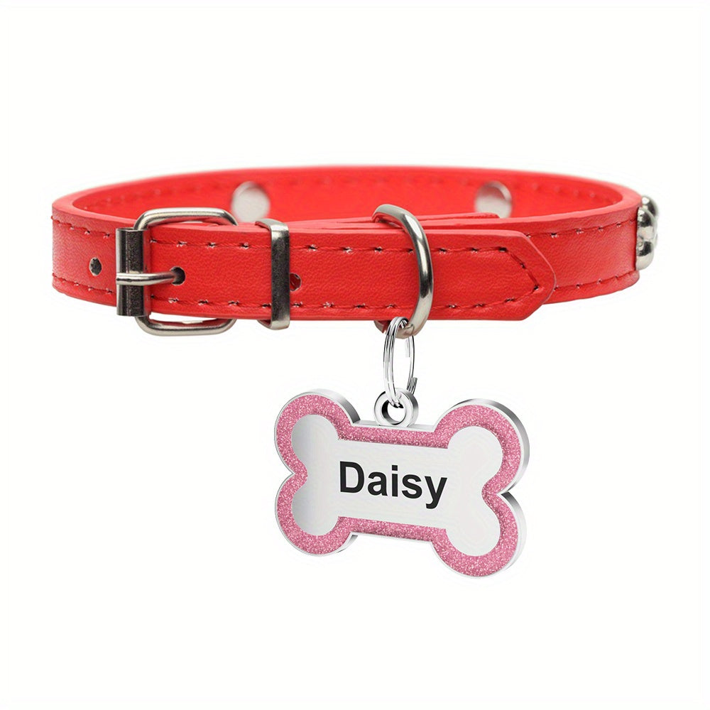 1pc bella personalized dog tag custom stainless steel id