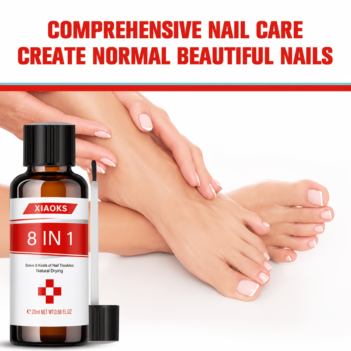 8 in 1   nail care essence enriched keratin