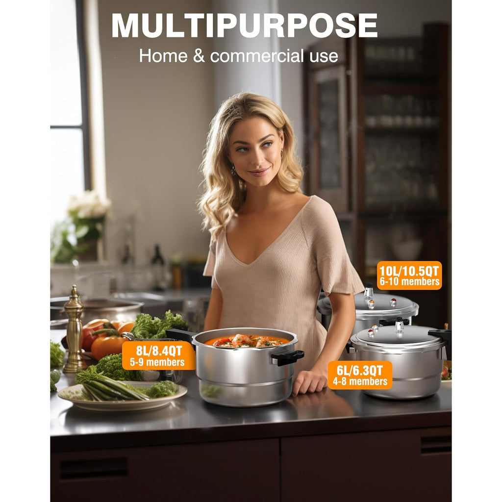 pyy 10qt aluminum pressure cooker a release