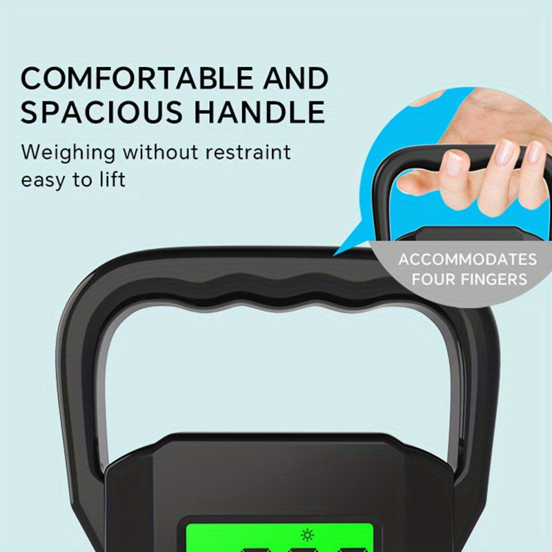 heavy duty digital hanging scale 132lb 60kg backlit lcd