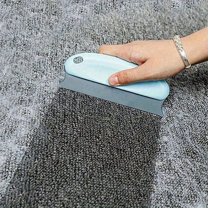 pet hair removal brush scratch resistant rubber bristles