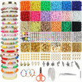 5120pcs clay bead bracelet making kit polymer clay beads diy