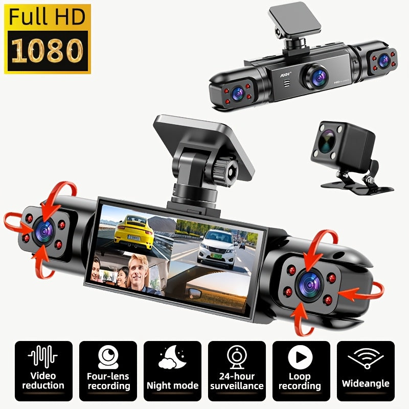 axh 360 panoramic 3 4 lens channel 1080p hd   safety