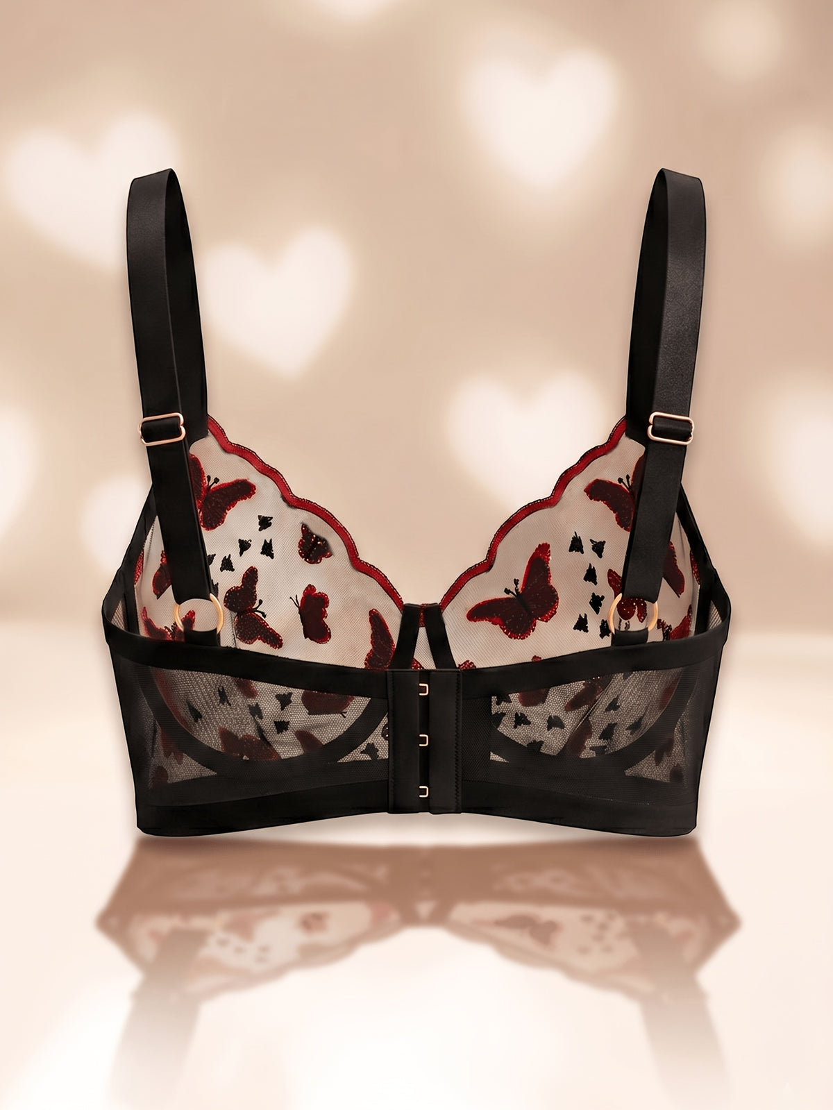1pc womens plus size bra embroidery   comfortable