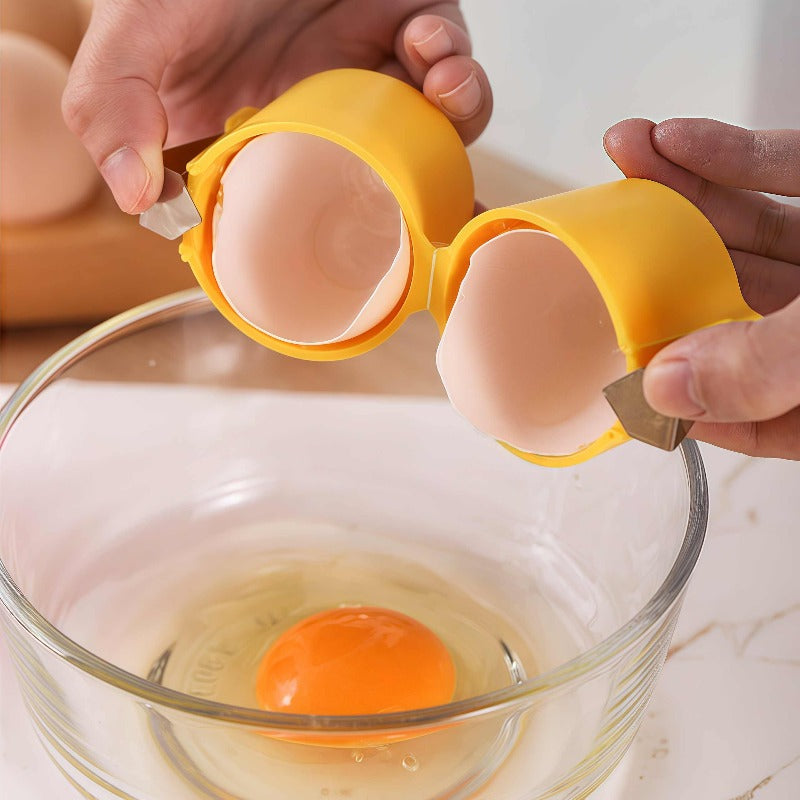 2pcs automatic eggshell peeler cracker random color high