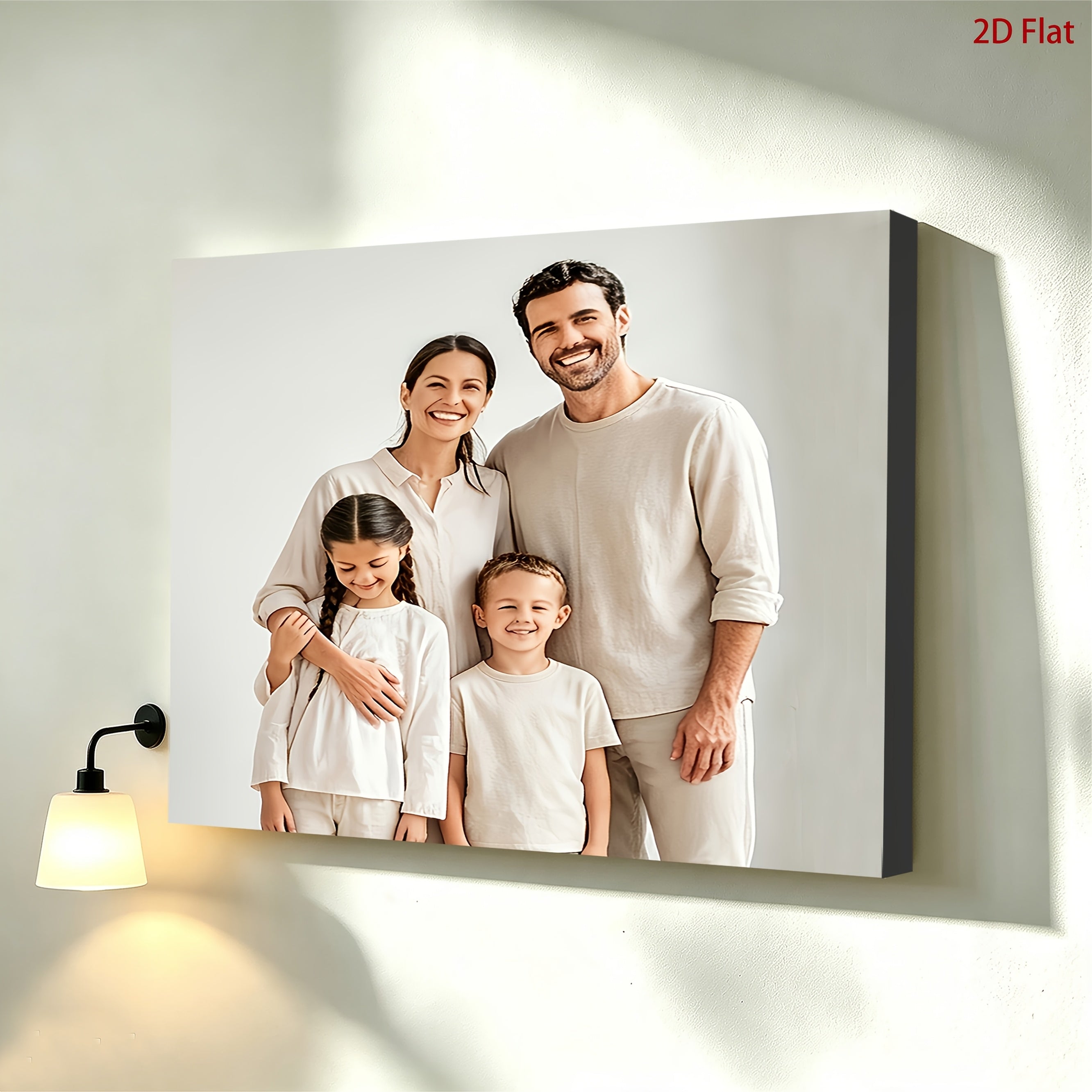 2d flat 2d flat 2d flat 1pc customizable canvas art pine