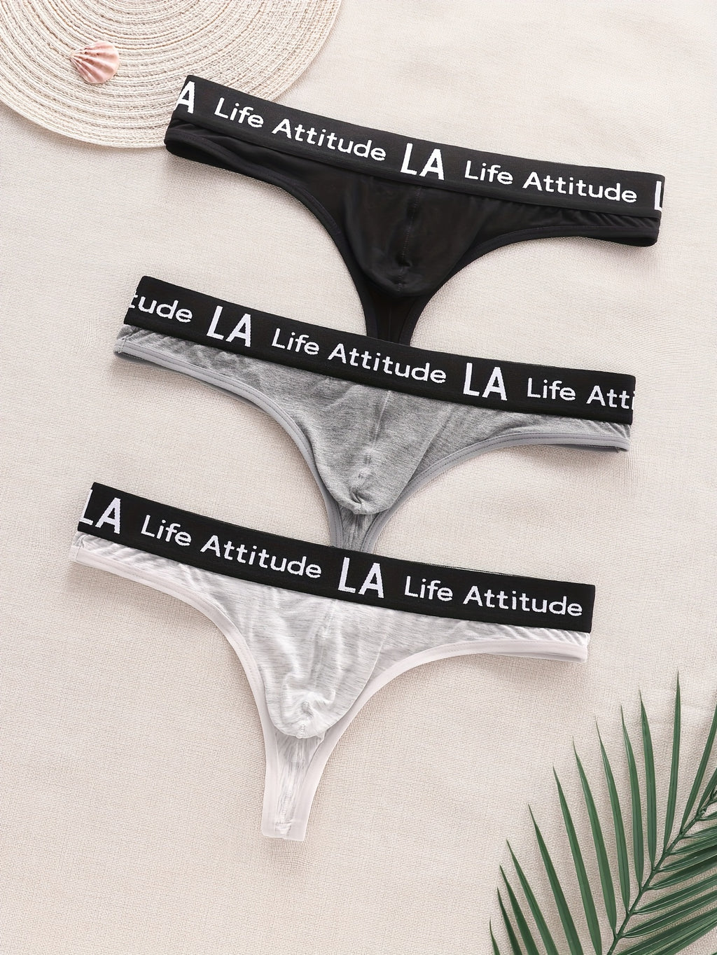 set     stylish breathable low   underwear in