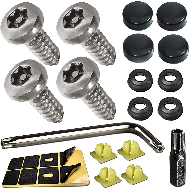 stainless steel screws suitable license plate frames