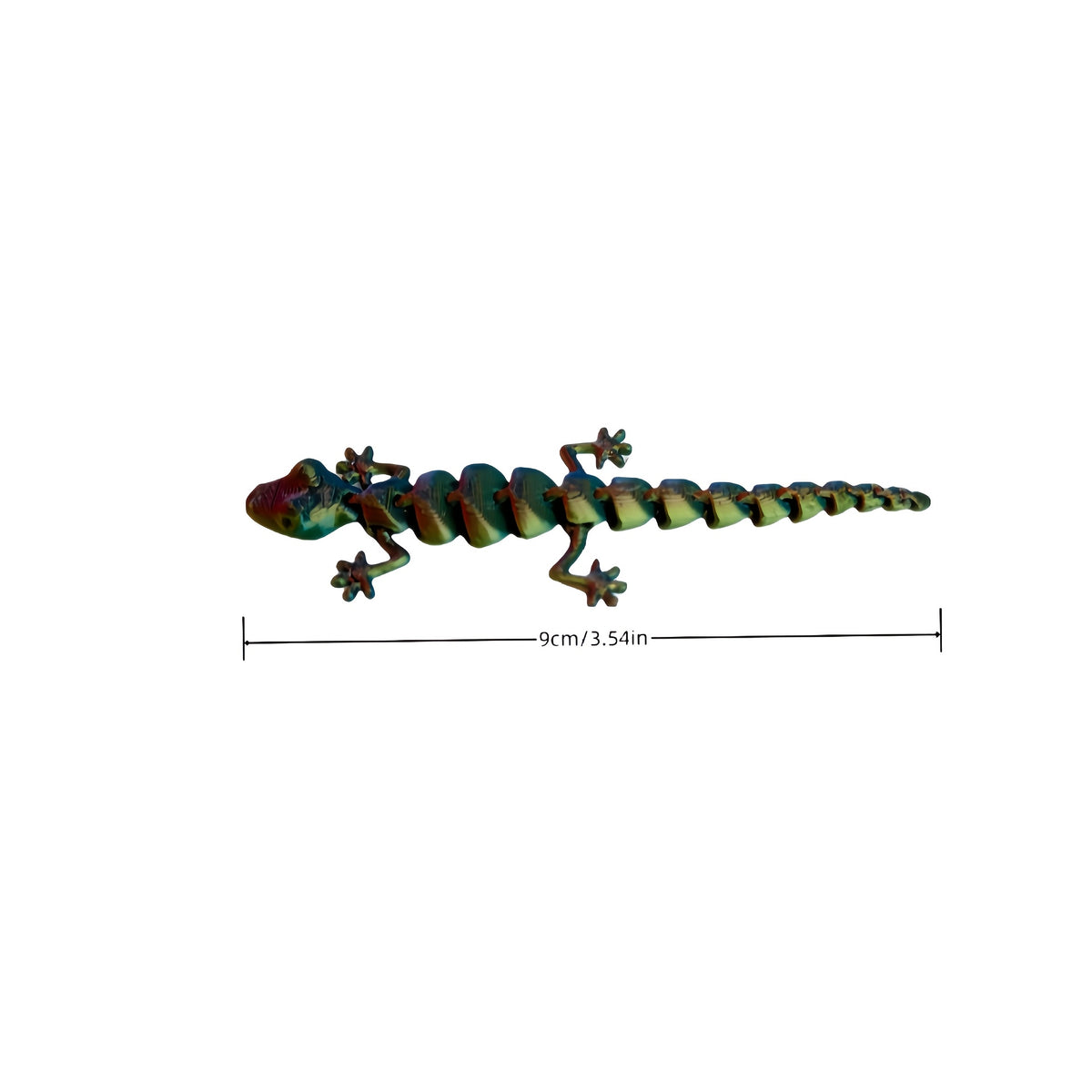 random color 20pcs 3d printed small geckos length 9cm pla