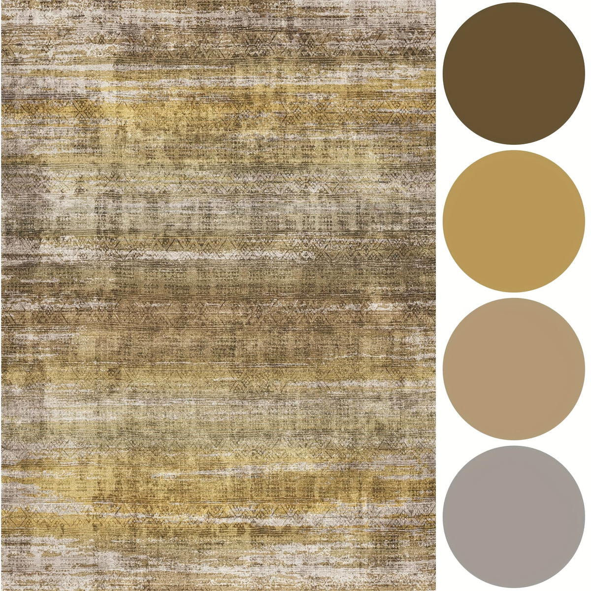 1pc washable area rug gradient teal   non slip