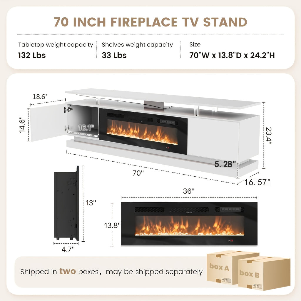 fireplace tv stand 36 inch fireplace 70 80 modern