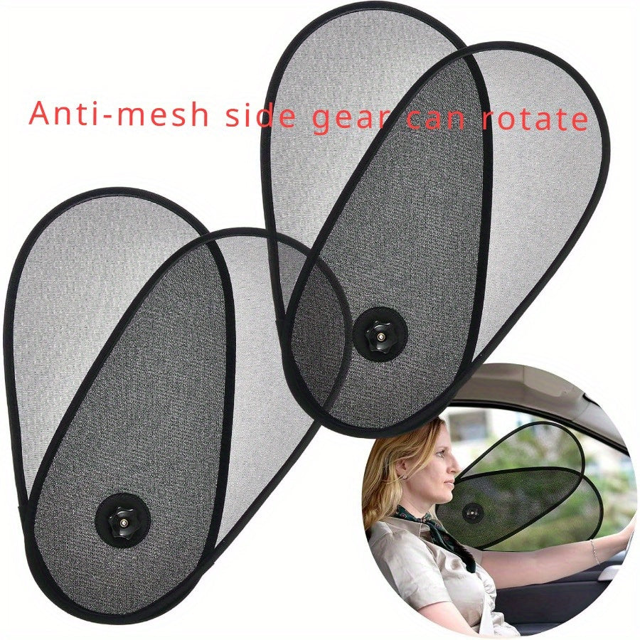 1pc car window sunshade adjustable rotatable windshield side