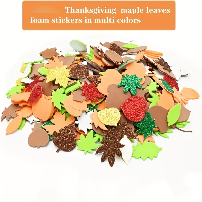10pcs autumn stickers thanksgiving turkey