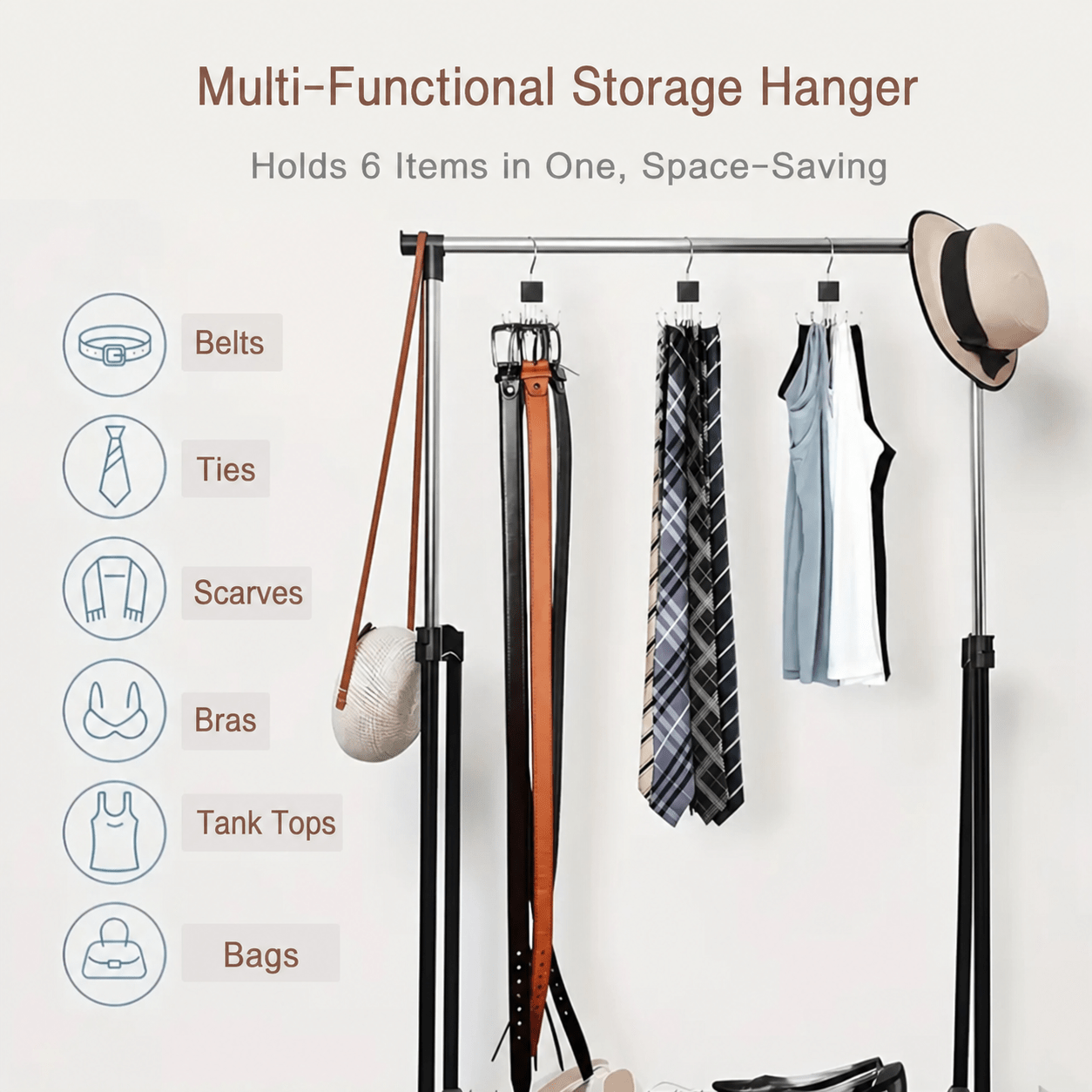 360 rotatable hook 1pc vest style hanger bra hanger 360