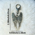 1pc stylish wing shaped keychains great bag additions