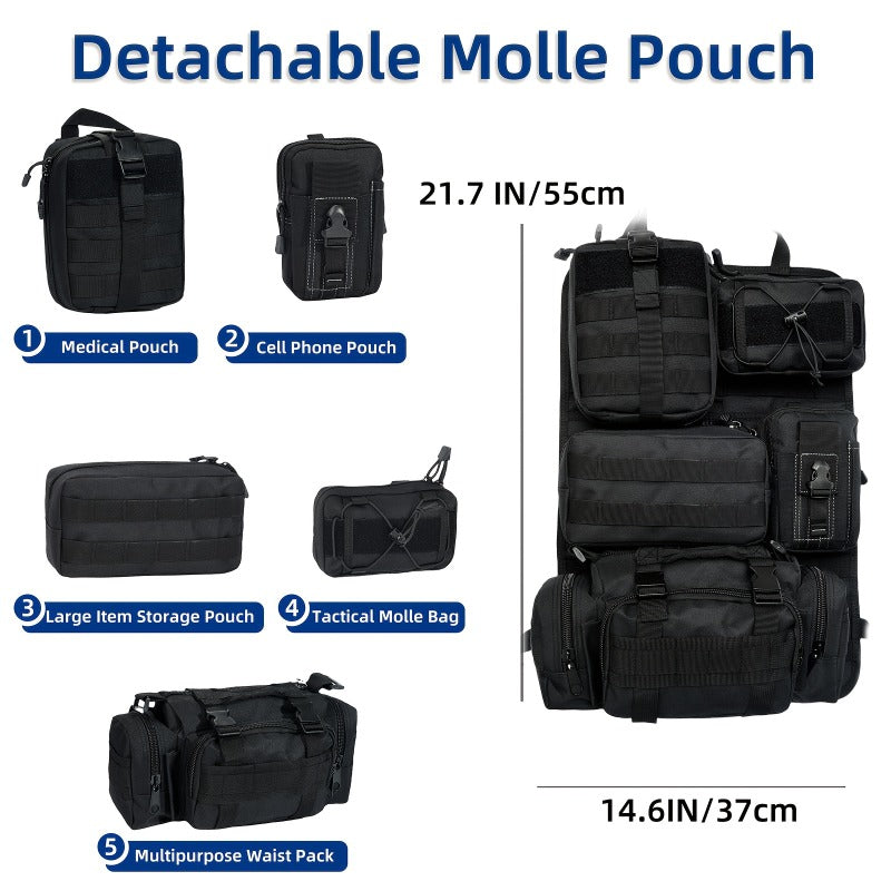 6pcs car seat backrest storage bag   car panel