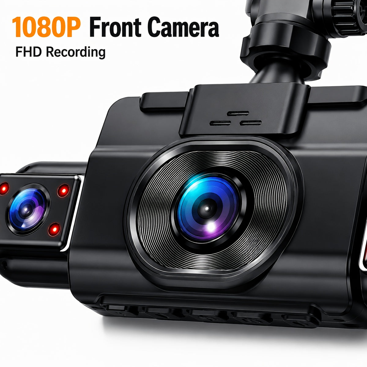 multi angle dash cam four lenses front rear   1080p