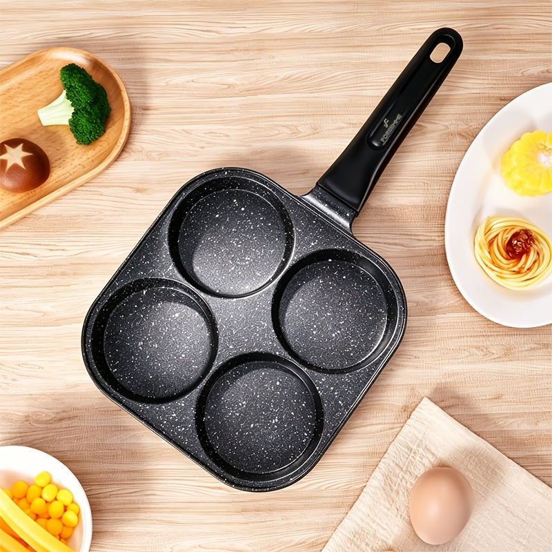 1pc non stick   pan heat resistant wooden handle spray