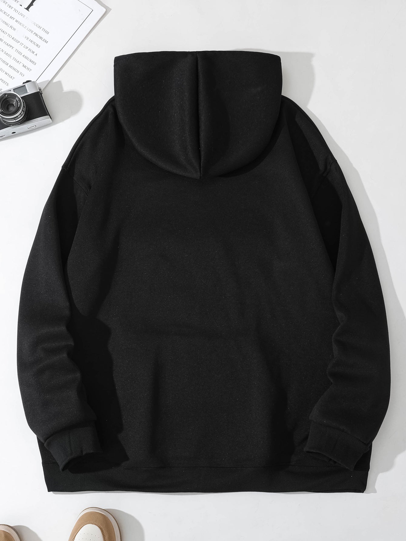 5pcs mens casual hooded sweatshirt set soft comfortable
