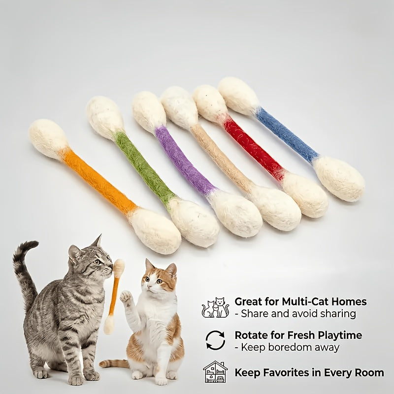2pcs extra large cat toys cute interactive cat sticks