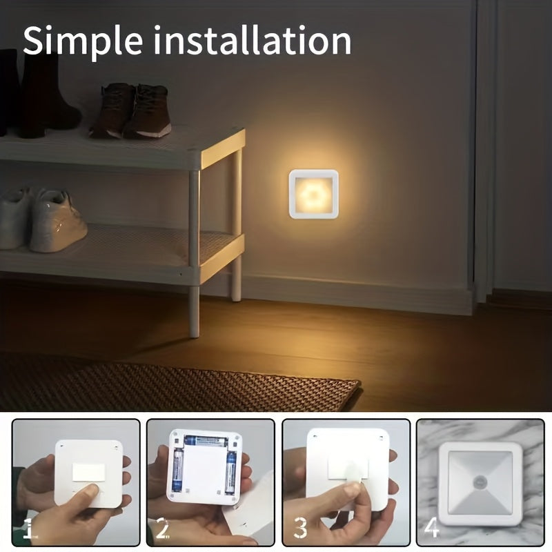 sensor night light 6 led wireless motion sensor