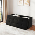 leather linen   storage bench padded   storage