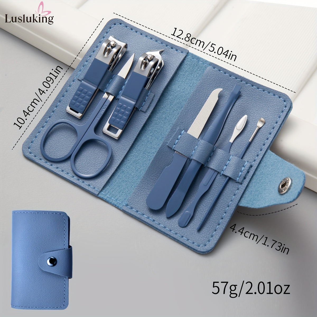 7pcs high quality stainless steel nail clipper set manicure