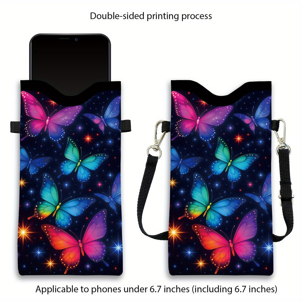 1pc   print phone vibrant 2d flat print sparkling
