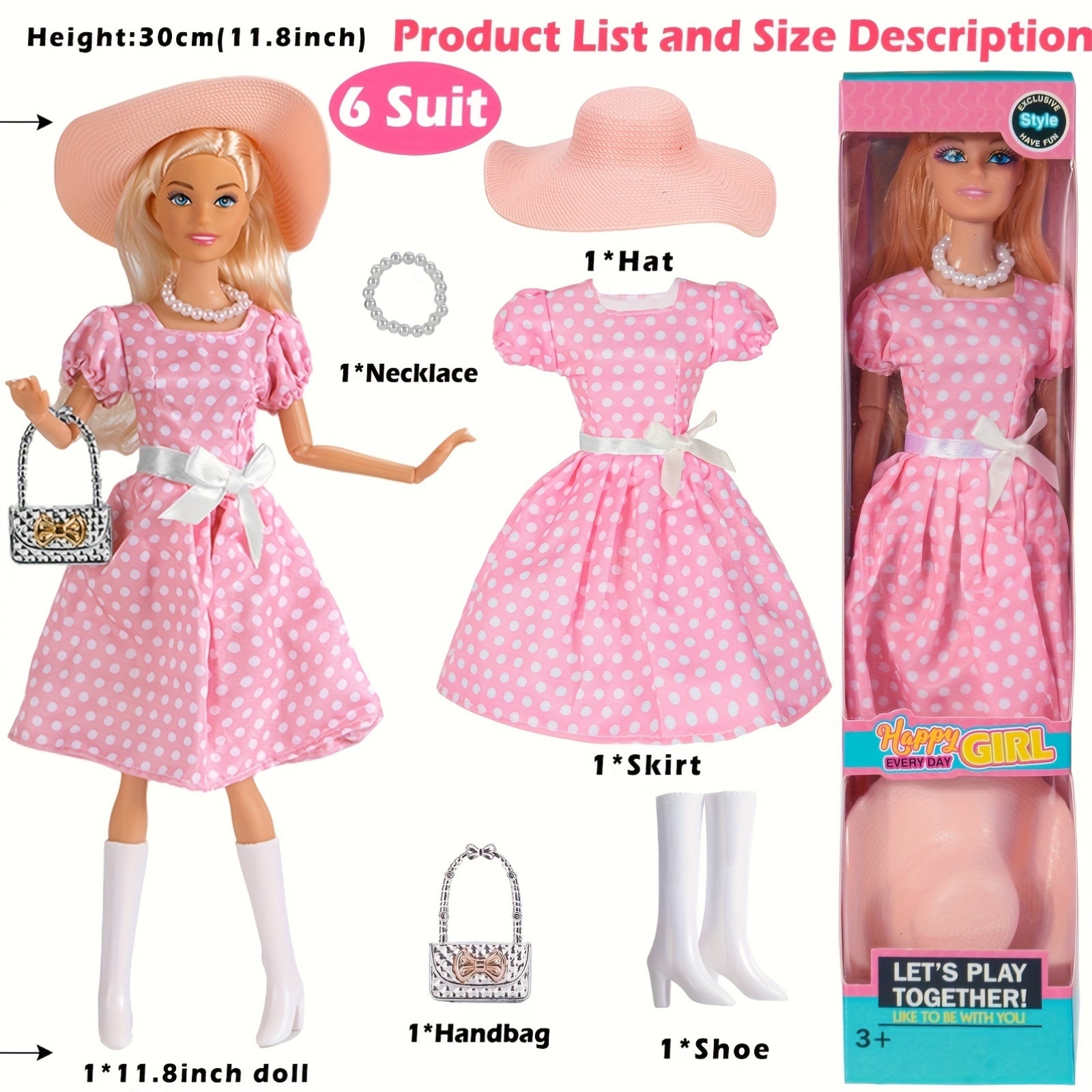 11 5 inch american toy princess dolls playset fashion